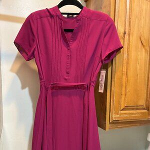 Nannette Lepore Burgundy Dress